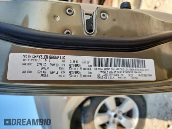 2014 Ram 1500 Big Horn z VIN 1C6RR7LT8ES300464, wystawiony jako Copart lot #71429365 z przebiegiem 168 526 mil mil oraz Szkoda całkowita • Salvage title. Historia ofert i sprzedaży dostępna na DreamBid. Obrazek 12.