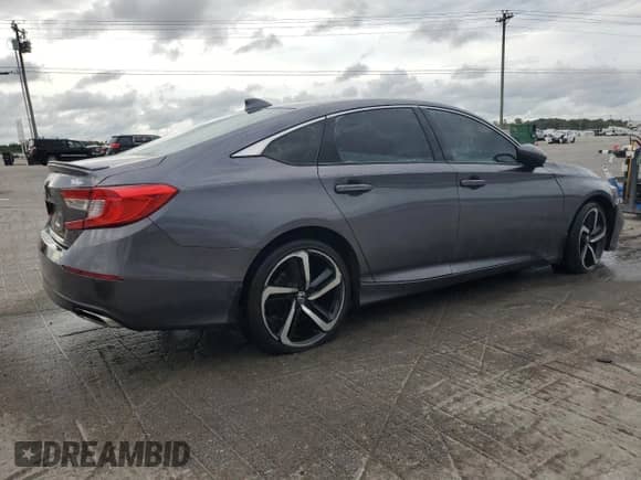 2019 Honda Accord Sport с VIN 1HGCV2F33KA035433, выставлен на аукционе Copart как лот 84005625 с пробегом 91 085 миль миль и Списание • Salvage title. История ставок и продаж доступна на DreamBid. Изображение 3.