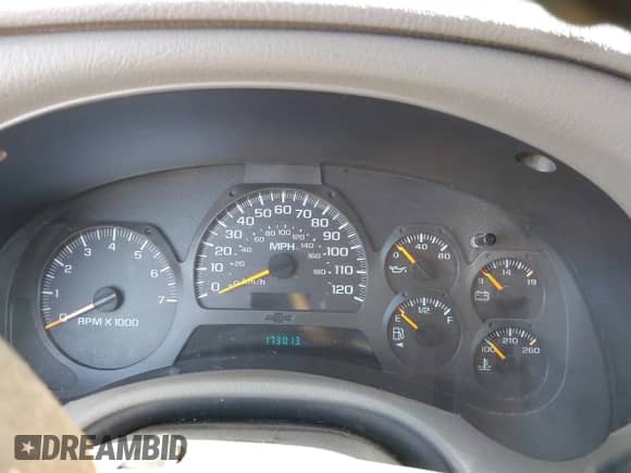 2003 Chevrolet TrailBlazer LS с VIN 1GNDS13S632348982, выставлен на аукционе IAAI как лот 42450960 с пробегом 173 013 миль миль и . История ставок и продаж доступна на DreamBid. Изображение 7.
