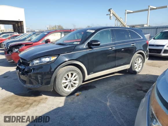 2019 Kia Sorento LX z VIN 5XYPGDA36KG570365, wystawiony jako Copart lot #79655314 z przebiegiem 76 648 mil mil oraz Szkoda całkowita • Salvage title. Historia ofert i sprzedaży dostępna na DreamBid. Obrazek 1.