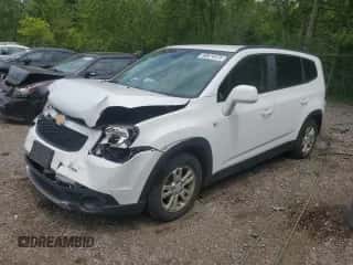 2012 Chevrolet Orlando 1LT с VIN KL77P2EM9CK561353, выставлен на аукционе Copart как лот 60674475 с пробегом 265 476 миль миль и Списание • Salvage title. История ставок и продаж доступна на DreamBid. Изображение 1.