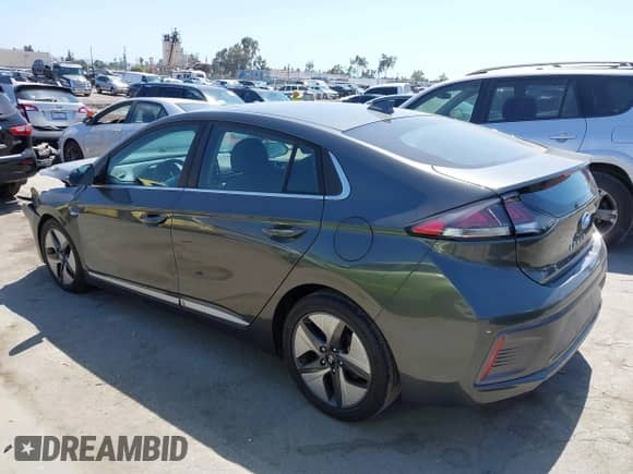 2020 Hyundai Ioniq SEL with VIN KMHC85LC1LU233810, listed as a IAAI auction lot 40572903 with 36,651 mi miles and . Bid and sale history available at DreamBid. Image 3.