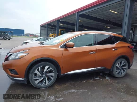 2015 Nissan Murano Platinum с VIN 5N1AZ2MH1FN244902, выставлен на аукционе IAAI как лот 42401597 с пробегом 100 973 миль миль и . История ставок и продаж доступна на DreamBid. Изображение 14.
