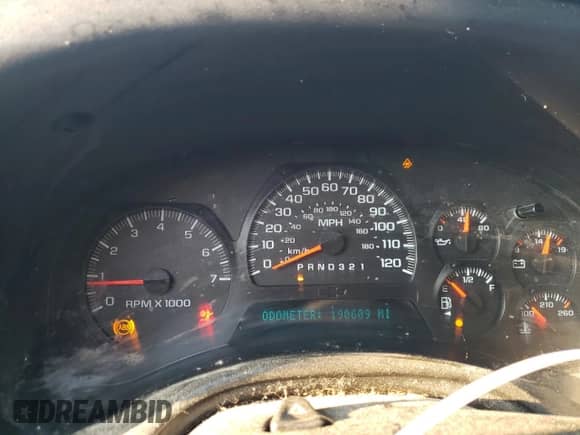 2002 Chevrolet TrailBlazer LTZ with VIN 1GNDT13S622455980, listed as a Copart auction lot 61785735 with 190,609 mi miles and Salvage title. Bid and sale history available at DreamBid. Image 9.