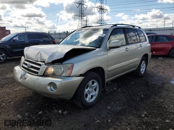 2003 Toyota Highlander с VIN JTEGD21A730049945, выставлен на аукционе Copart как лот 69484795 с пробегом 190 098 миль миль и Списание • Salvage title. История ставок и продаж доступна на DreamBid. Изображение 1.