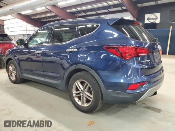 2018 Hyundai Santa Fe 2.4L with VIN 5XYZUDLB2JG509325, listed as a Copart auction lot 90853565 with 109,216 mi miles and Clean title. Bid and sale history available at DreamBid. Image 2.