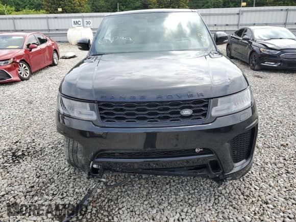 2021 Land Rover Range Rover Sport SVR with VIN SALWZ2REXMA761797, listed as a Copart auction lot 60211175 with 19,422 mi miles and Salvage title. Bid and sale history available at DreamBid. Image 5.