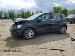 2016 Chevrolet Sonic LT with VIN 1G1JC6SB9G4125247, listed as a Copart auction lot 54454515 with 121,254 mi miles and Salvage title. Bid and sale history available at DreamBid. Image 1.