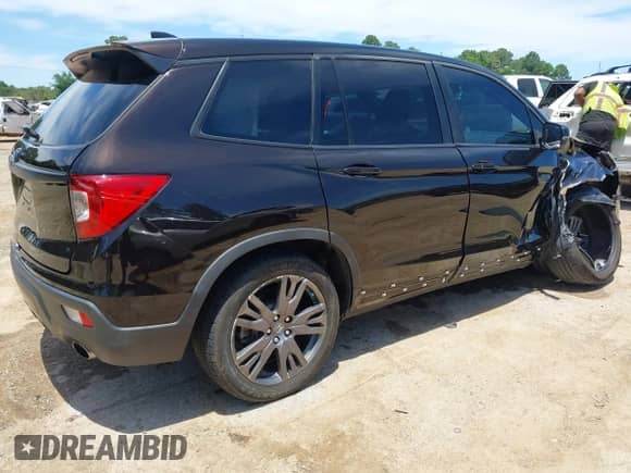 2021 Honda Passport EX-L с VIN 5FNYF7H5XMB006986, выставлен на аукционе IAAI как лот 42319190 с пробегом 62 747 миль миль и . История ставок и продаж доступна на DreamBid. Изображение 4.