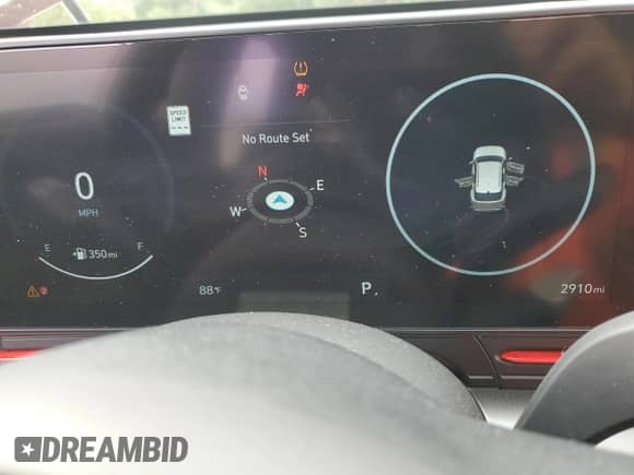 2024 Hyundai Kona N Line с VIN KM8HA3A36RU041051, выставлен на аукционе Copart как лот 59890474 с пробегом 2 910 миль миль и Списание • Salvage title. История ставок и продаж доступна на DreamBid. Изображение 9.