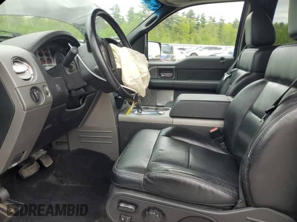 2007 Ford F-150 XLT with VIN 1FTPX045X7KD28041, listed as a Copart auction lot 57684585 with 139,592 mi miles and Salvage title. Bid and sale history available at DreamBid. Image 7.