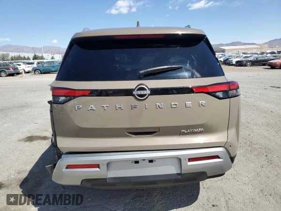 2023 Nissan Pathfinder Platinum with VIN 5N1DR3DH2PC219474, listed as a Copart auction lot 53171215 with 13,316 mi miles and Salvage title. Bid and sale history available at DreamBid. Image 6.