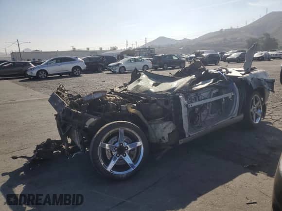 2007 Chevrolet Corvette with VIN 1G1YY36UX75106534, listed as a Copart auction lot 80253664 with Not provided miles and Salvage title. Bid and sale history available at DreamBid. Image 1.