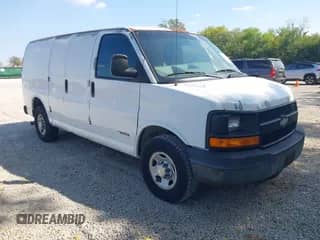 2003 Chevrolet Express Cargo с VIN 1GCHG35U131187565, выставлен на аукционе IAAI как лот 43268870 с пробегом 196 588 миль миль и . История ставок и продаж доступна на DreamBid. Изображение 1.