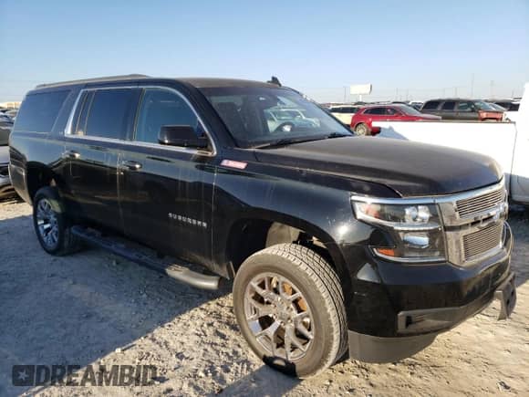 2015 Chevrolet Suburban LS z VIN 1GNSCHEC9FR585125, wystawiony jako Copart lot #89390825 z przebiegiem 104 180 mil mil oraz Czysty tytuł • Clean title. Historia ofert i sprzedaży dostępna na DreamBid. Obrazek 4.