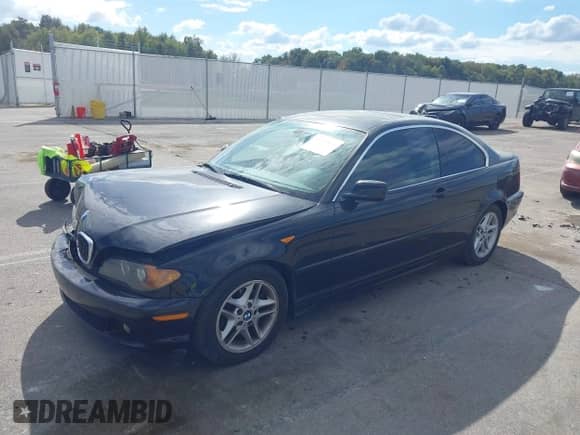 2004 BMW 3 Series 325Ci with VIN WBABD33474PL02716, listed as a IAAI auction lot 43424930 with 146,749 mi miles and . Bid and sale history available at DreamBid. Image 2.