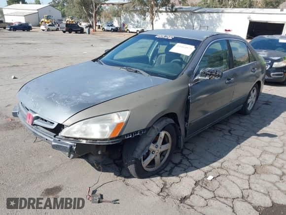 2003 Honda Accord LX with VIN JHMCM56343C066830, listed as a IAAI auction lot 43464871 with 219,179 mi miles and . Bid and sale history available at DreamBid. Image 17.