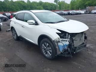 2017 Nissan Murano S with VIN 5N1AZ2MH5HN130517, listed as a IAAI auction lot 42288440 with 102,934 mi miles and . Bid and sale history available at DreamBid. Image 1.