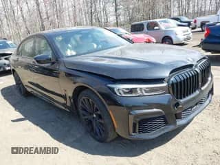 2021 BMW 7 Series 750i xDrive with VIN WBA7U2C05MCF72521, listed as a IAAI auction lot 41763182 with 68,668 mi miles and . Bid and sale history available at DreamBid. Image 1.