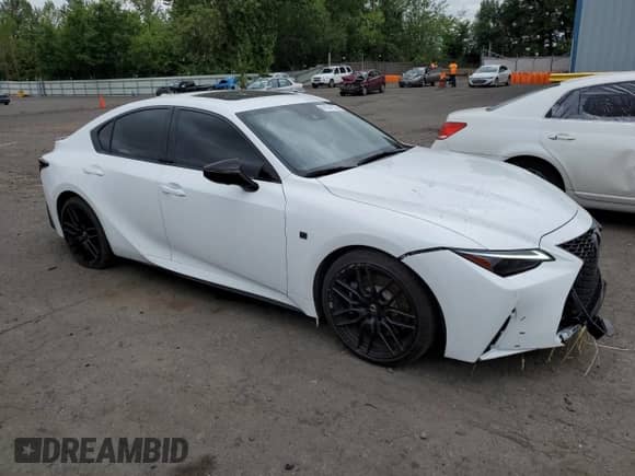 2024 Lexus IS 500 F Sport Performance z VIN JTHAP1D27R5005406, wystawiony jako Copart lot #61624155 z przebiegiem 8 936 mil mil oraz Szkoda całkowita • Salvage title. Historia ofert i sprzedaży dostępna na DreamBid. Obrazek 4.