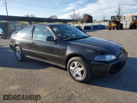 1994 Honda Civic with VIN 2HGEJ1222RH526003, listed as a Copart auction lot 88483645 with 358,192 mi miles and Clean title. Bid and sale history available at DreamBid. Image 4.