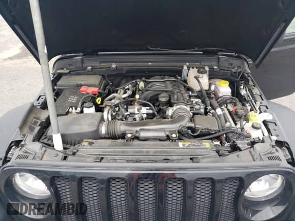 2023 Jeep Wrangler Sport with VIN 1C4HJXDG0PW626106, listed as a Copart auction lot 62696574 with 16,207 mi miles and Salvage title. Bid and sale history available at DreamBid. Image 12.