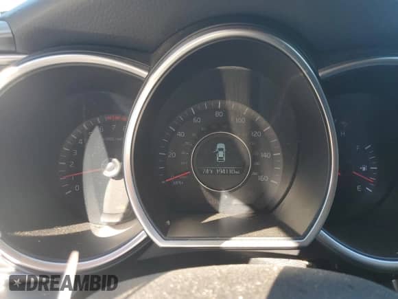 2015 Kia Optima LX with VIN KNAGM4A71F5547258, listed as a Copart auction lot 82240795 with 194,110 mi miles and Salvage title. Bid and sale history available at DreamBid. Image 9.