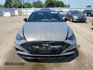 2022 Hyundai Sonata SEL Plus z VIN KMHL44J26NA222788, wystawiony jako Copart lot #60029445 z przebiegiem 41 453 mil mil oraz Szkoda całkowita • Salvage title. Historia ofert i sprzedaży dostępna na DreamBid. Obrazek 5.