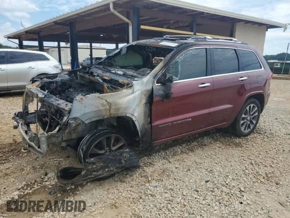 2017 Jeep Grand Cherokee Overland with VIN 1C4RJECG2HC708674, listed as a Copart auction lot 63512815 with Not provided miles and Non repairable. Bid and sale history available at DreamBid. Image 1.