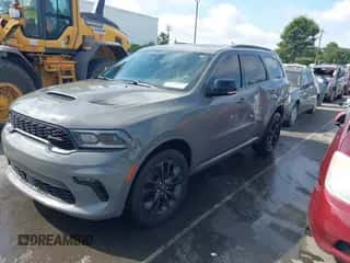 2021 Dodge Durango GT Plus with VIN 1C4RDJDG2MC602282, listed as a IAAI auction lot 42754864 with 76,785 mi miles and . Bid and sale history available at DreamBid. Image 2.