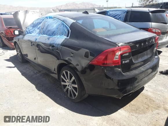 2015 Volvo S60 T6 Drive-E with VIN YV149MFK4F2336717, listed as a Copart auction lot 51391435 with Not provided miles and Salvage title. Bid and sale history available at DreamBid. Image 2.
