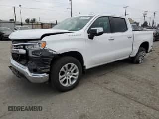 2023 Chevrolet Silverado 1500 LTZ с VIN 2GCPAEED3P1106283, выставлен на аукционе Copart как лот 76710464 с пробегом 60 437 миль миль и Списание • Salvage title. История ставок и продаж доступна на DreamBid. Изображение 1.