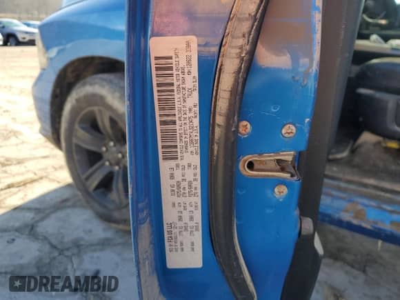 2018 Ram 1500 Sport with VIN 1C6RR7MT4JS213475, listed as a Copart auction lot 46060455 with Not provided miles and Salvage title. Bid and sale history available at DreamBid. Image 13.