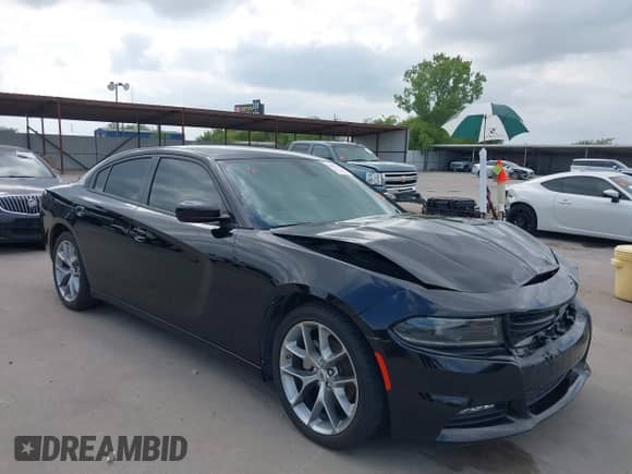 2023 Dodge Charger SXT with VIN 2C3CDXBG6PH518919, listed as a IAAI auction lot 43087433 with 45,217 mi miles and . Bid and sale history available at DreamBid. Image 1.