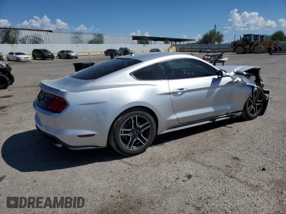 2019 Ford Mustang EcoBoost z VIN 1FA6P8TH2K5148281, wystawiony jako Copart lot #80668975 z przebiegiem 55 842 mil mil oraz Szkoda całkowita • Salvage title. Historia ofert i sprzedaży dostępna na DreamBid. Obrazek 3.