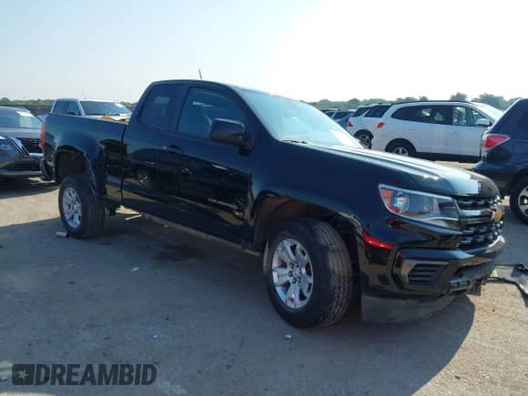 2021 Chevrolet Colorado 2WD LT with VIN 1GCHSCEA6M1283441, listed as a IAAI auction lot 42919807 with 45,029 mi miles and . Bid and sale history available at DreamBid. Image 1.