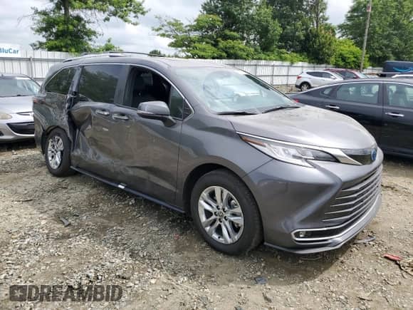2025 Toyota Sienna Limited с VIN 5TDZSKFC6SS157594, выставлен на аукционе Copart как лот 62633325 с пробегом 30 494 миль миль и Списание • Salvage title. История ставок и продаж доступна на DreamBid. Изображение 4.