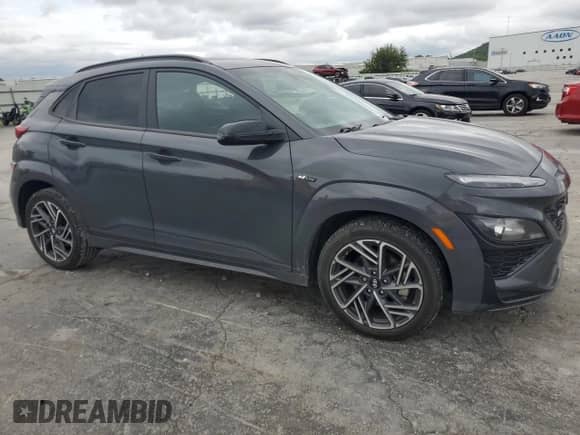 2023 Hyundai Kona N Line с VIN KM8K33A36PU023422, выставлен на аукционе Copart как лот 58744595 с пробегом 18 565 миль миль и Списание • Salvage title. История ставок и продаж доступна на DreamBid. Изображение 4.