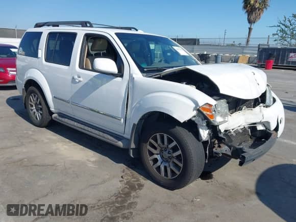 2012 Nissan Pathfinder Silver Edition with VIN 5N1AR1NN0CC611570, listed as a IAAI auction lot 42675124 with 217,542 mi miles and . Bid and sale history available at DreamBid. Image 1.