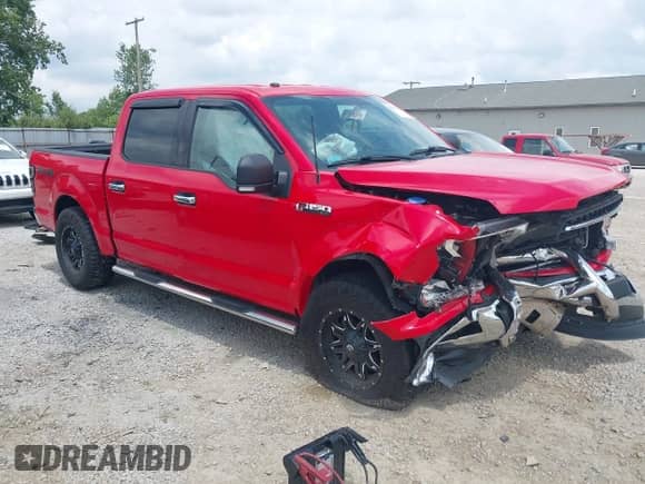 2018 Ford F-150 XL z VIN 1FTEW1EB3JFC30554, wystawiony jako IAAI lot #42627335 z przebiegiem 100 000 mil mil oraz . Historia ofert i sprzedaży dostępna na DreamBid. Obrazek 1.