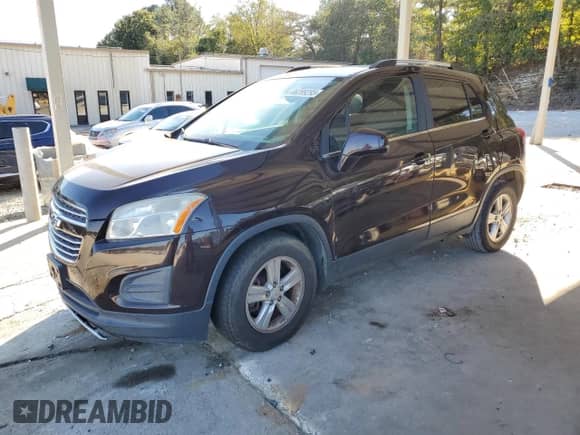2015 Chevrolet Trax LT with VIN KL7CJLSB2FB264342, listed as a Copart auction lot 86289295 with 114,181 mi miles and Clean title. Bid and sale history available at DreamBid. Image 1.