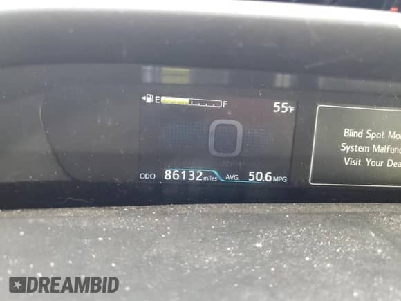 2021 Toyota Prius LE with VIN JTDL9MFU0M3026669, listed as a Copart auction lot 81069125 with 86,132 mi miles and Salvage title. Bid and sale history available at DreamBid. Image 9.