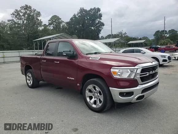 2019 Ram 1500 Big Horn with VIN 1C6RREBT6KN884038, listed as a Copart auction lot 74510464 with 62,721 mi miles and Salvage title. Bid and sale history available at DreamBid. Image 11.
