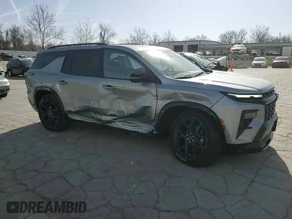 2025 Chevrolet Traverse AWD RS с VIN 1GNEVLRS7SJ152410, выставлен на аукционе Copart как лот 49700625 с пробегом 2 105 миль миль и Списание • Salvage title. История ставок и продаж доступна на DreamBid. Изображение 11.