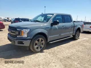 2020 Ford F-150 XL with VIN 1FTEW1C48LKF02384, listed as a Copart auction lot 80451015 with 93,265 mi miles and Salvage title. Bid and sale history available at DreamBid. Image 1.