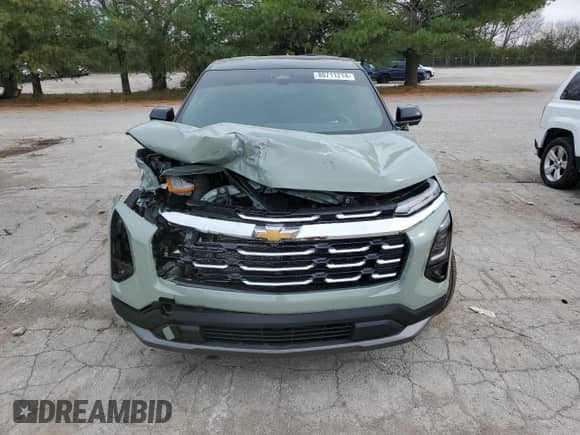 2025 Chevrolet Equinox FWD LT z VIN 3GNAXHEG1SL128281, wystawiony jako Copart lot #80711214 z przebiegiem Nie podano mil oraz Szkoda całkowita • Salvage title. Historia ofert i sprzedaży dostępna na DreamBid. Obrazek 5.