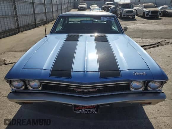 1968 Chevrolet Chevelle with VIN 136378Z146486, listed as a Copart auction lot 85155865 with 34,760 mi miles and Clean title. Bid and sale history available at DreamBid. Image 5.