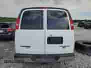2006 Chevrolet Express Passenger with VIN 1GAHG35U761194114, listed as a Copart auction lot 55985195 with 110,432 mi miles and Salvage title. Bid and sale history available at DreamBid. Image 6.