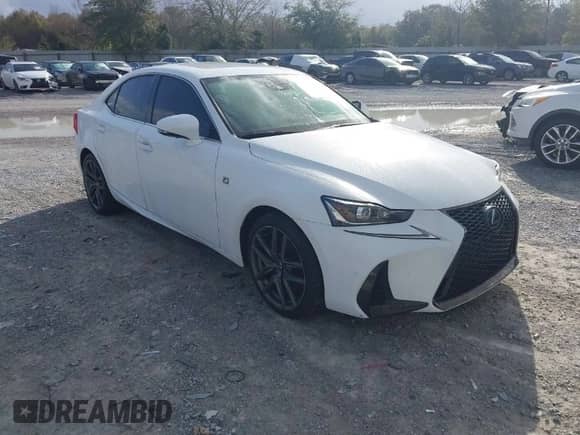 2020 Lexus IS 300 F Sport with VIN JTHGA1D28L5101614, listed as a IAAI auction lot 41783627 with 66,400 mi miles and . Bid and sale history available at DreamBid. Image 1.