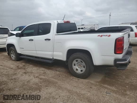 2018 Chevrolet Colorado 4WD Work Truck z VIN 1GCGTBEN3J1221187, wystawiony jako Copart lot #81585775 z przebiegiem 98 322 mil mil oraz Szkoda całkowita • Salvage title. Historia ofert i sprzedaży dostępna na DreamBid. Obrazek 2.